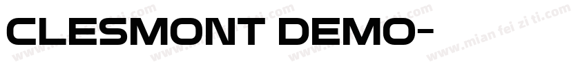 Clesmont Demo字体转换